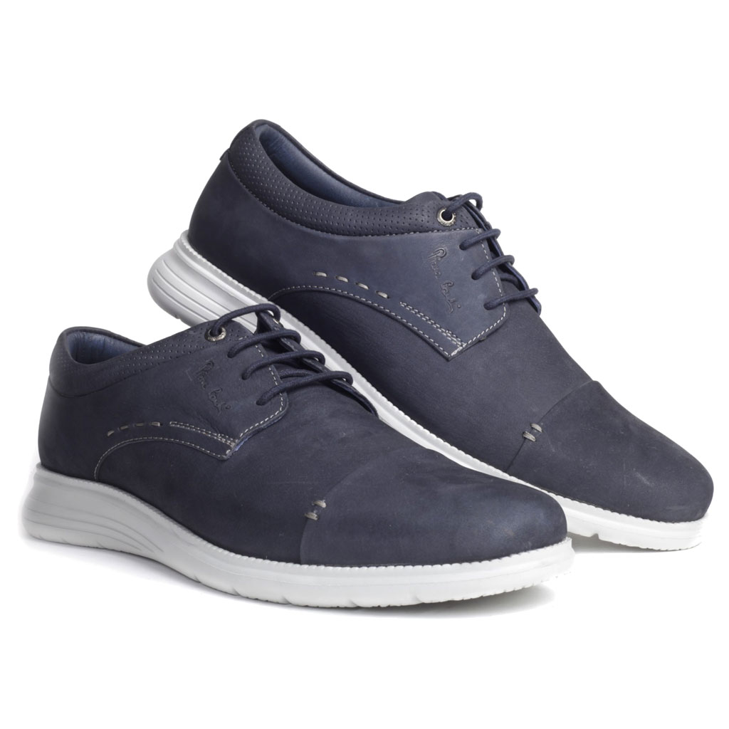 Buy Navy Lace Up Casual Shoes Mens Online | Pierre Cardin India