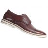 Lace up branded leather shoe for men 31
